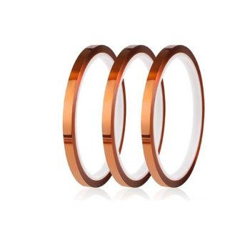 Fita kapton universal 0.6cm/6mm castanho para alta temperatura