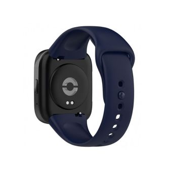 Pulseira silicone xiaomi redmi watch 3 active/watch 3 lite azul escuro