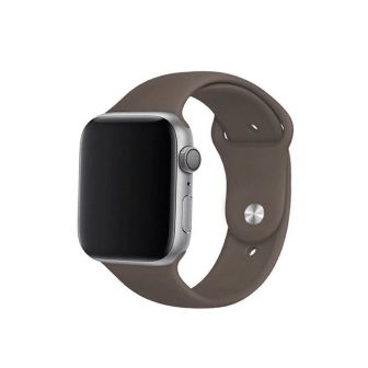 Pulseira silicone apple watch 38mm/40mm/41mm castanho