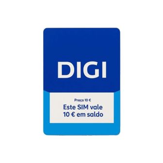 Cartao sim oem digi pre-pago 10€ saldo