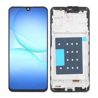 Touch+display com frame samsung galaxy a17 5g/a176 6.7" preto original